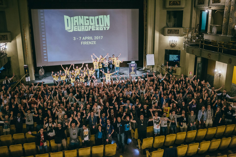 DjangoCon Europe 2017 closing ceremony